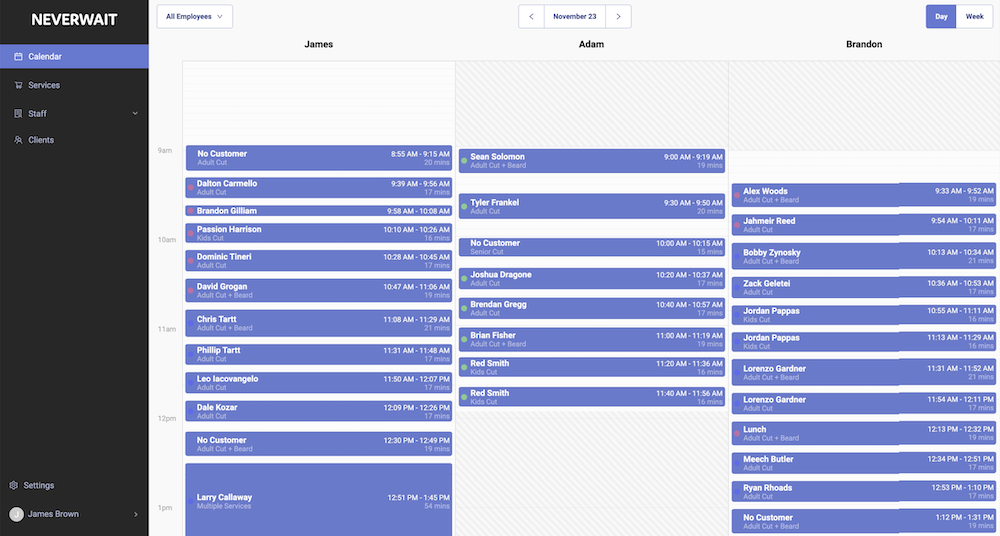 barbershop scheduling software